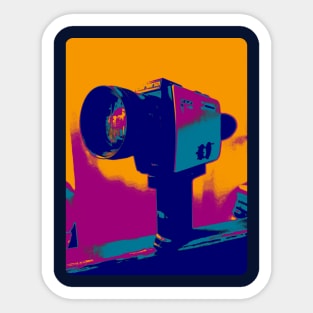 Vintage Super 8 Camera Sticker